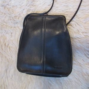 Black Fossil Cross-body Hand bag